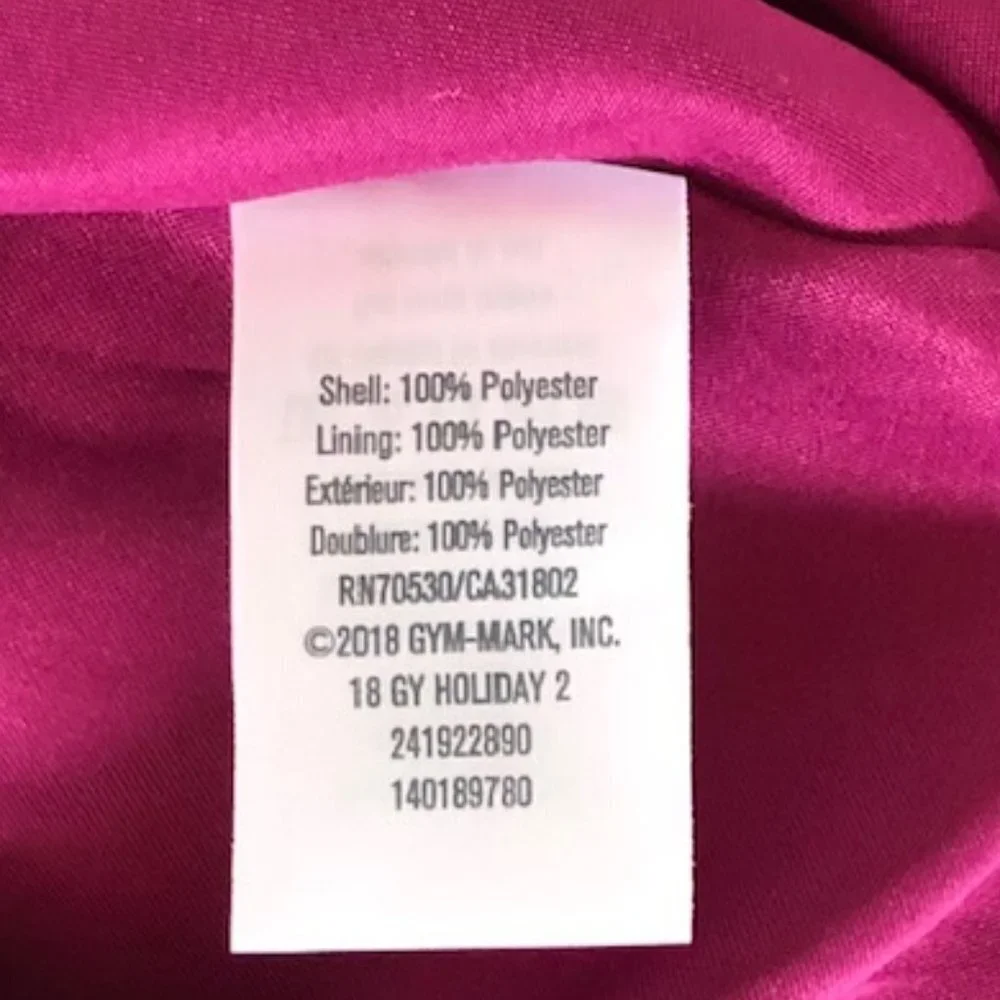 GYMBOREE Deep Pink Flutter Sleeve Velour Dress Girls 4